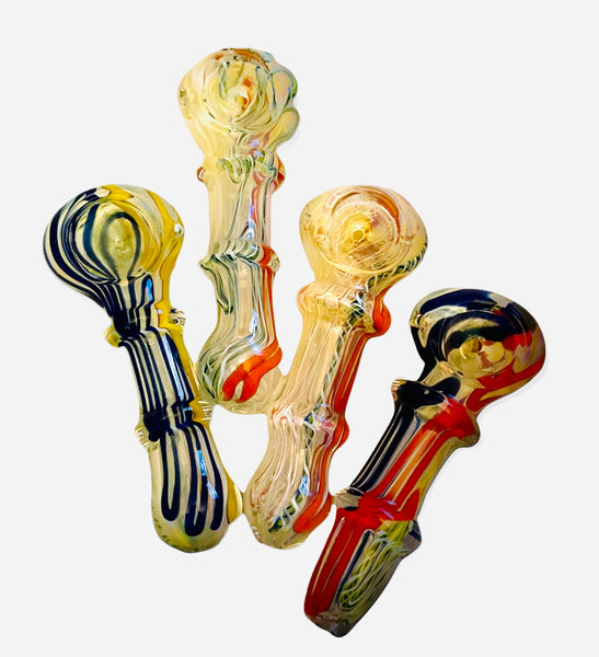 4” assorted glass pipe