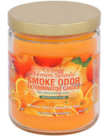 Smoke odor eliminator candle