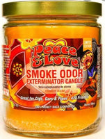 Smoke odor eliminator candle